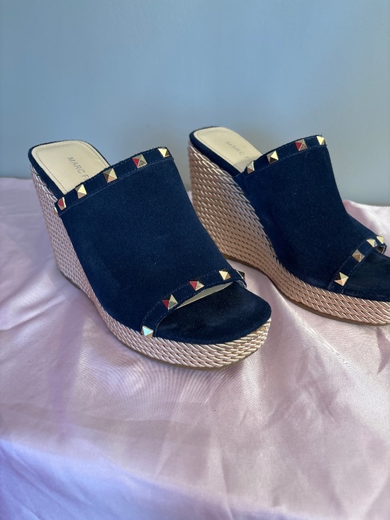 Marc Fisher Shoes - Blue suede